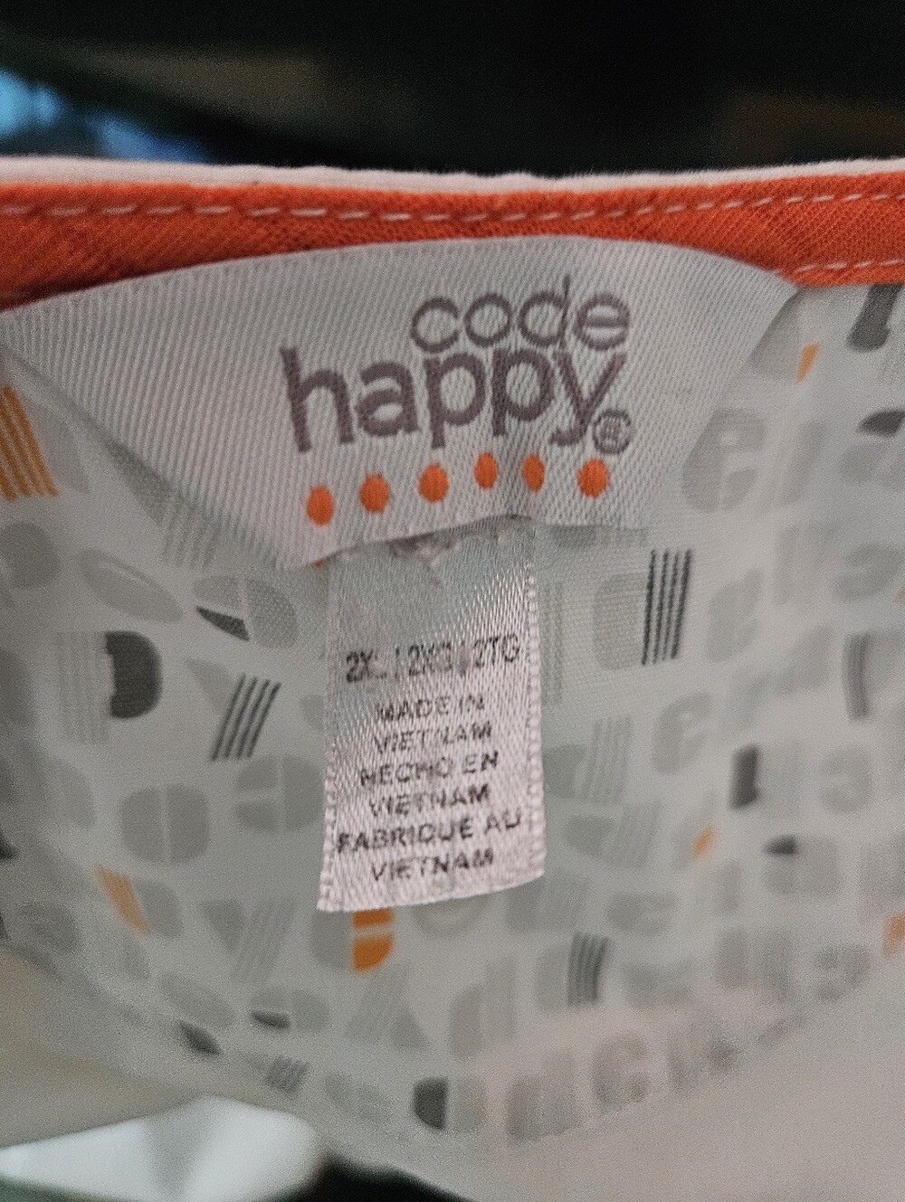 Code Happy White Jacket 2X - Picture 4 of 4